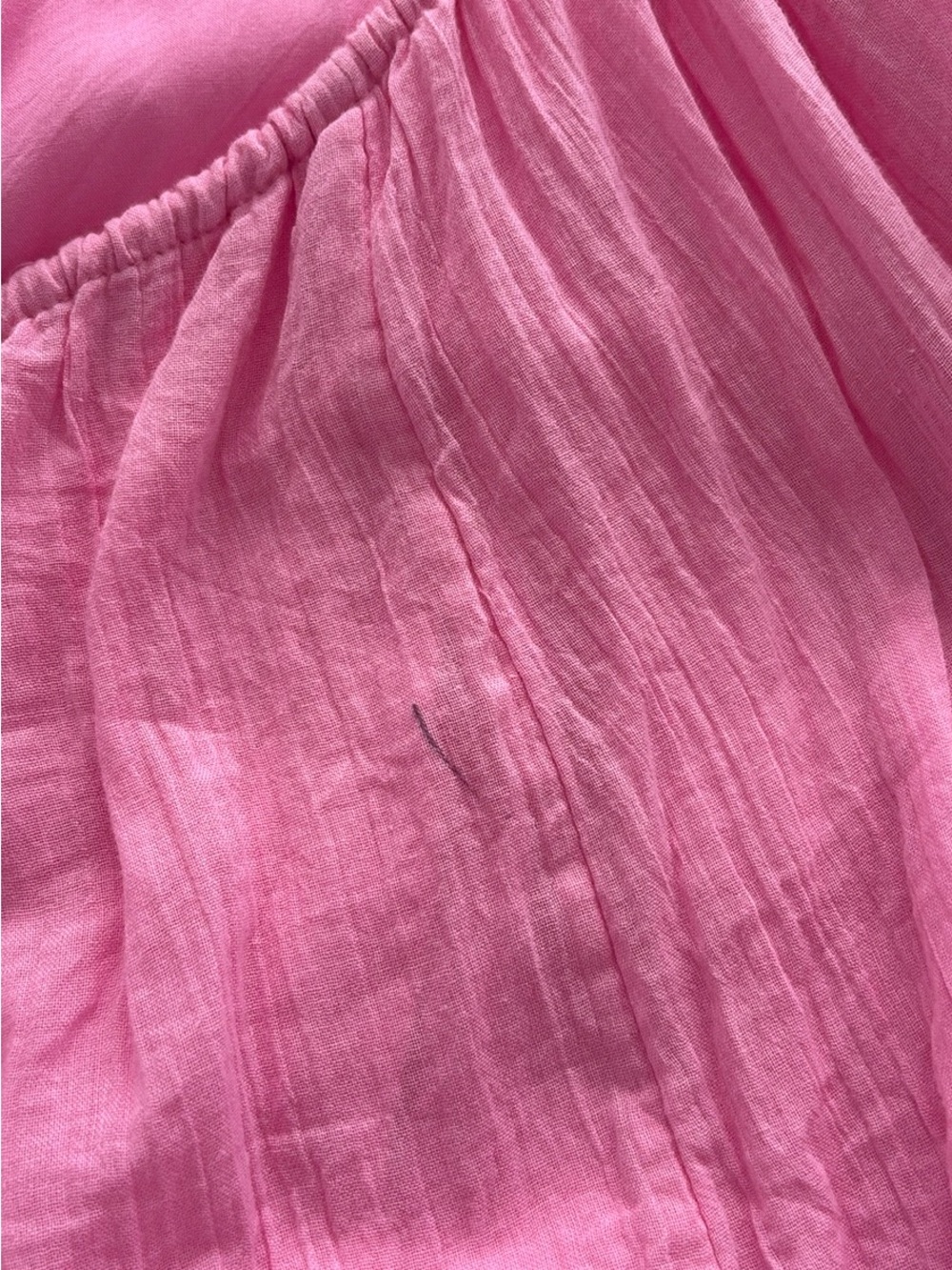 Free People Pink Puff-Sleeve Tunic Dress - Picture 2 of 3